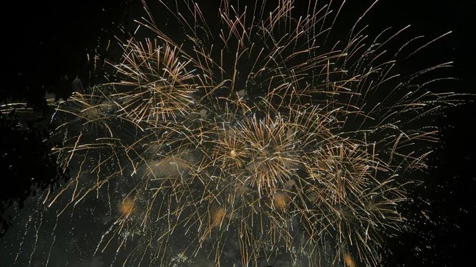 Castell de focs artificials a València