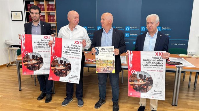 Presentación de la Feria de Antigüedades de Carrión de los Condes (Palencia).