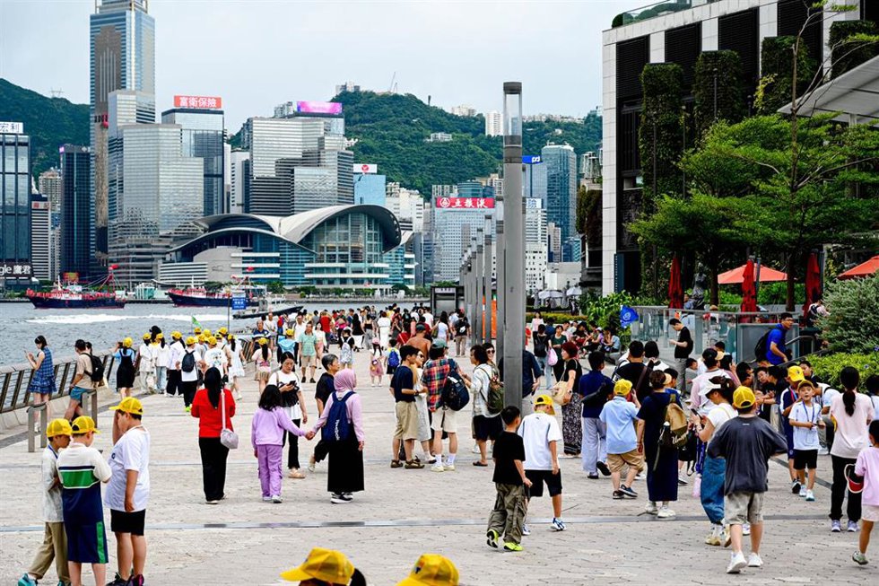 Celebraciones en Hong Kong por la cesión a China de la soberanía de Hong Kong
