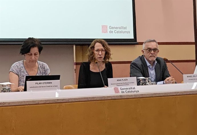 Responsables de la implementación del Csir durante el acto de este martes.