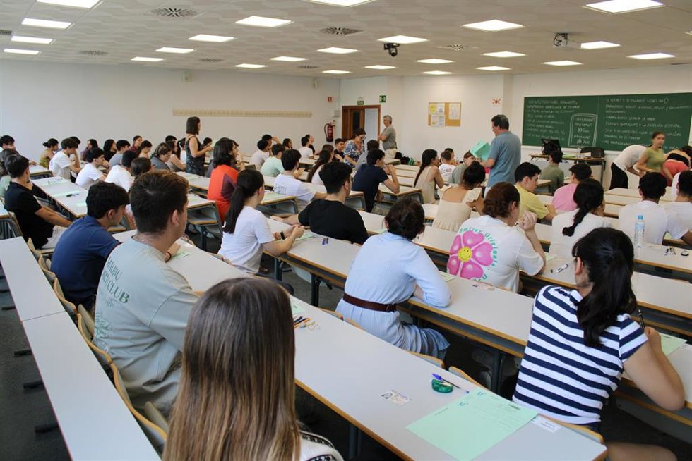 Primera jornada de la PAU extraordinaria en la Universidad de Sevilla.