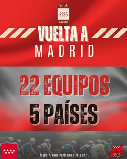 Cartel promocional de la Vuelta a Madrid sub-23