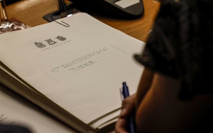 Inici de la comissió d'investigació de la dana a Les Corts