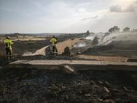 Investigan las causas de la cadena de incendios en Alcalá (Sevilla) de este lunes en el Zacatín y La Isla