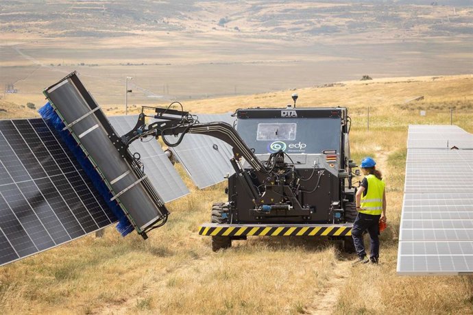 Proyecto piloto de EDP Scale Up O&M en el parque Cruz del Hierro (Segovia).