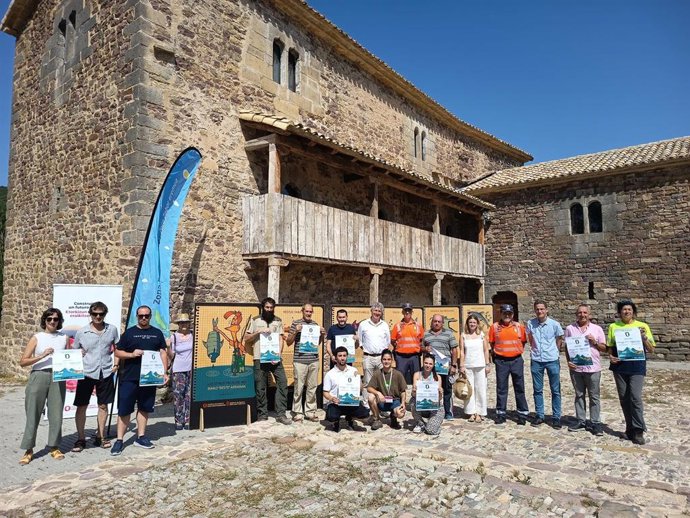 Participantes en la jornada participativa celebrada hoy en el Palacio de Arce, que ha servido para presentar la campaña ‘Residuo Cero-Zabor Gunea’.