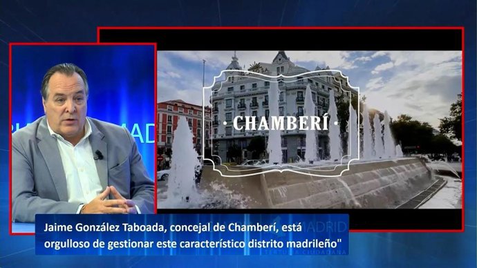 El concejal presidente del distrito madrileño de Chamberí, Jaime González Taboada