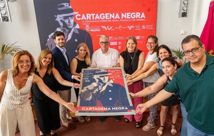 Presentación de la XI edición las jornadas de literatura negra, policiaca y de misterio 'Cartagena Negra'