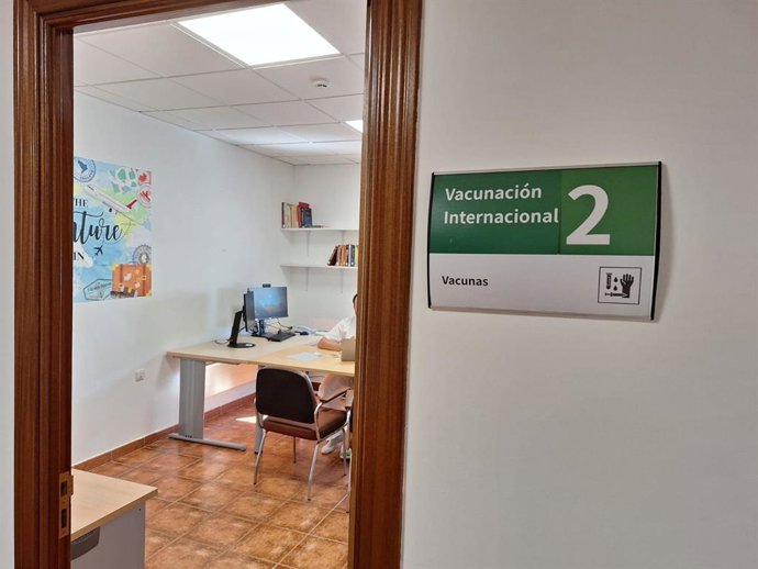 Centro de Vacunación Internacional en la provincia ubicado en el Hospital de Jerez.