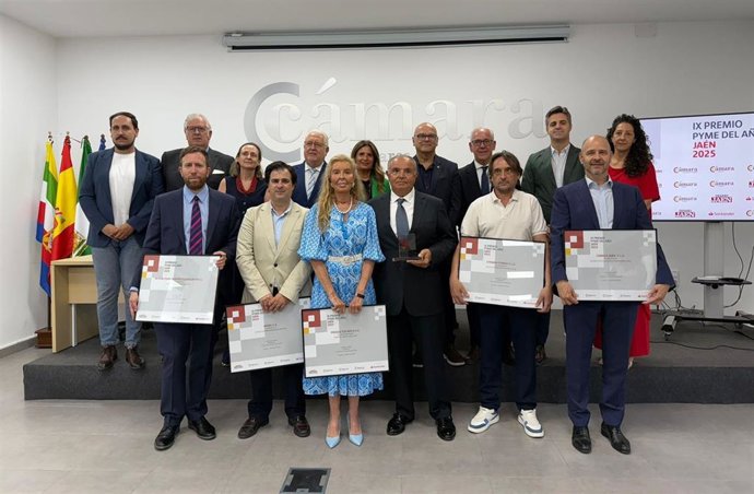 Entrega del Premio Pyme del Año 2025 en Jaén.