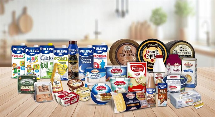 Archivo - Productos comercializados por Lactalis España