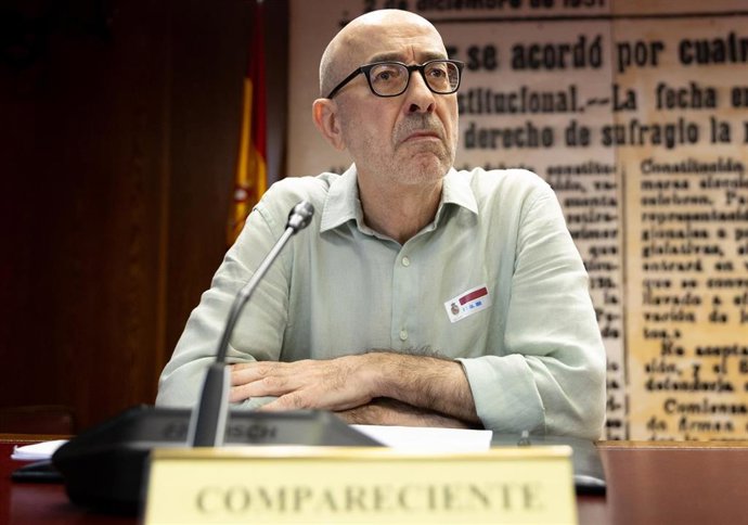El exdirector de Gestión Administrativa en Adif de los trabajos encargados a Tragsatec, Ignacio Zaldívar García, comparece ante la Comisión de Investigación sobre el Caso Koldo en el Senado. 