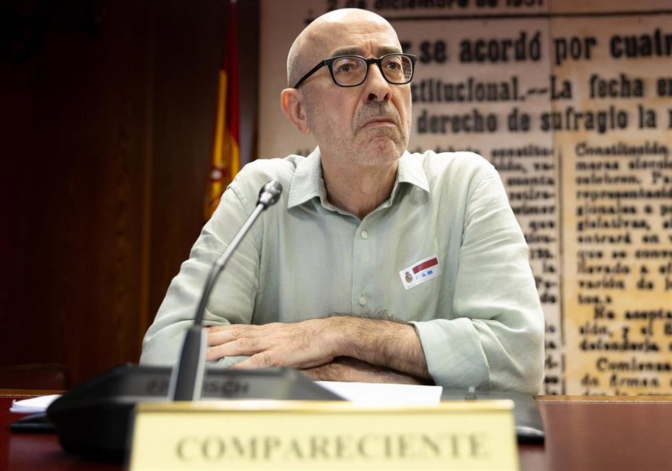 El exdirector de Gestión Administrativa en Adif de los trabajos encargados a Tragsatec, Ignacio Zaldívar García, comparece ante la Comisión de Investigación sobre el Caso Koldo en el Senado.