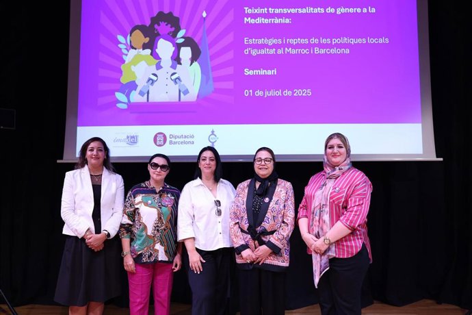 Una representación de la delegación marroquí durante la celebración del seminario.