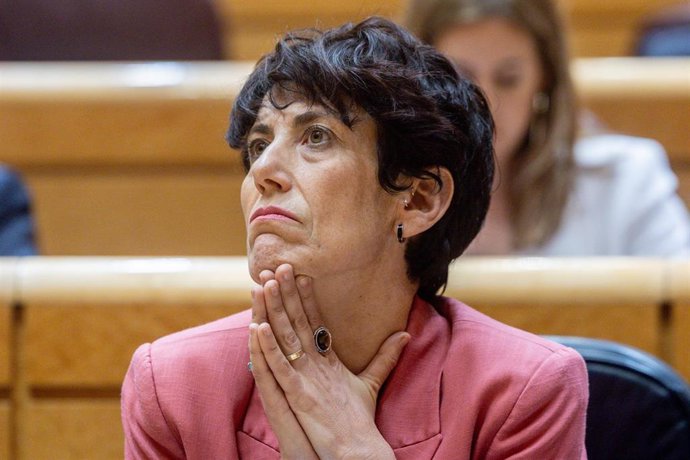 La ministra de Inclusión, Seguridad Social y Migraciones, Elma Saiz.