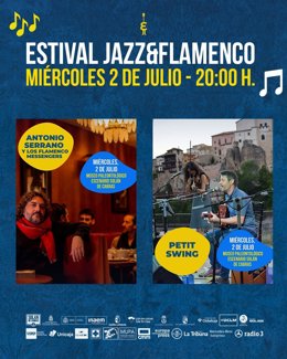 Cartel de los conciertos previstos para este miércoles en el Estival Cuenca.