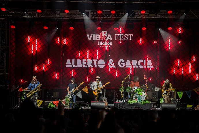 Archivo - Alberto  García en una actuación del Vibra Mahou