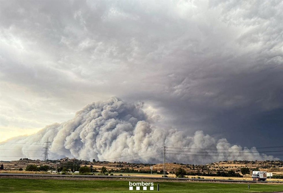 Incendio de Torrefeta i Florejacs (Lleida)