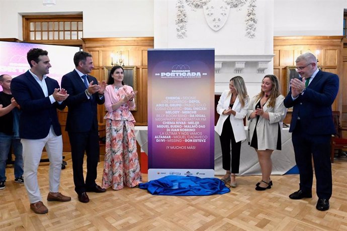 Presentación de los conciertos de Escenario Porticada en Semana Grande