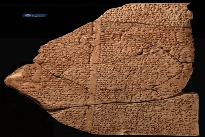 La tablilla cuneiforme con el himno recién descubierto