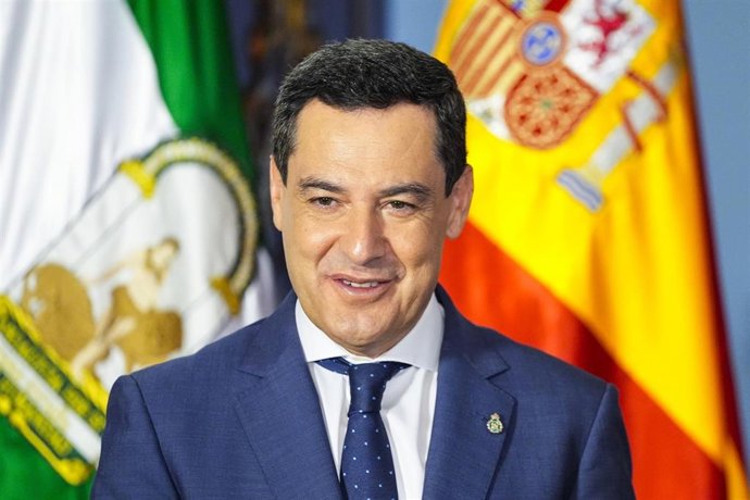 El presidente de la Junta de Andalucía, Juanma Moreno