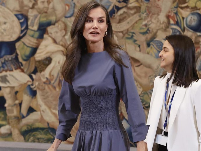 La reina Letizia ha presidido tres audiencias en Zarzuela este miércoles
