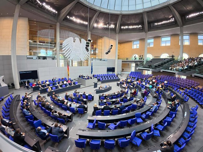 Sede de la Cámara Baja del Parlamento alemán, el Bundestag