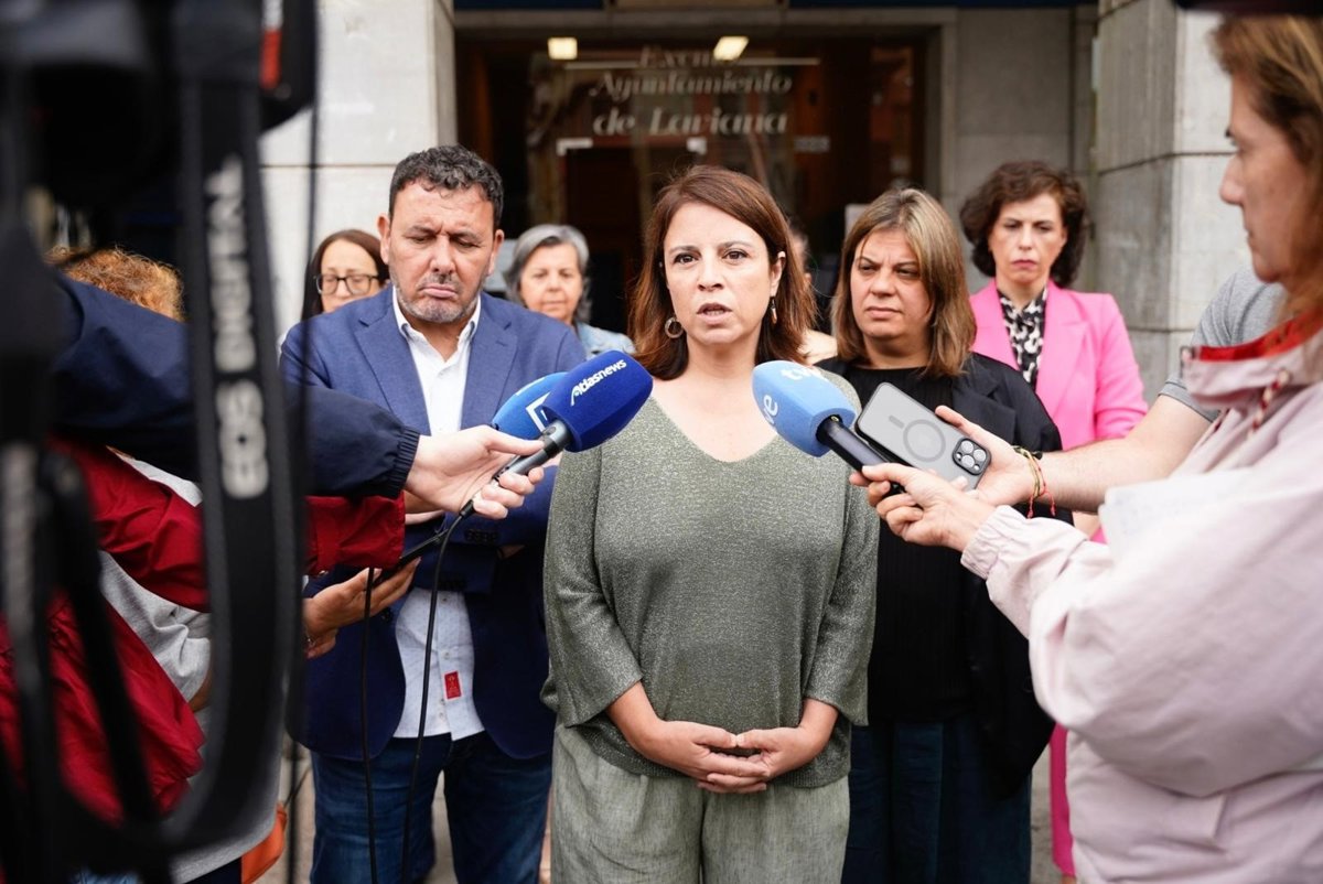 Lastra confirma el asesinato de Laviana como violencia de género y pide a la ciudadanía que denuncie cualquier sospecha