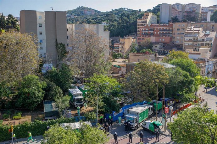 Archivo - Vista general del barrio barcelonés de Vallcarca