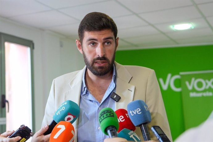 El presidente de Vox en la Región, José Ángel Antelo