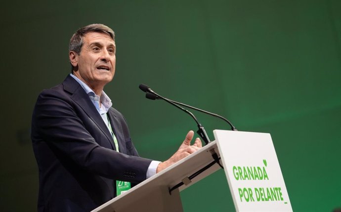 El secretario general del PSOE de Granada, Pedro Fernández