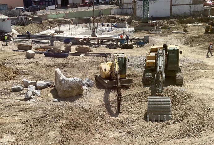 Restos arqueológicos aparecidos en una obra en Tarifa según Agaden.