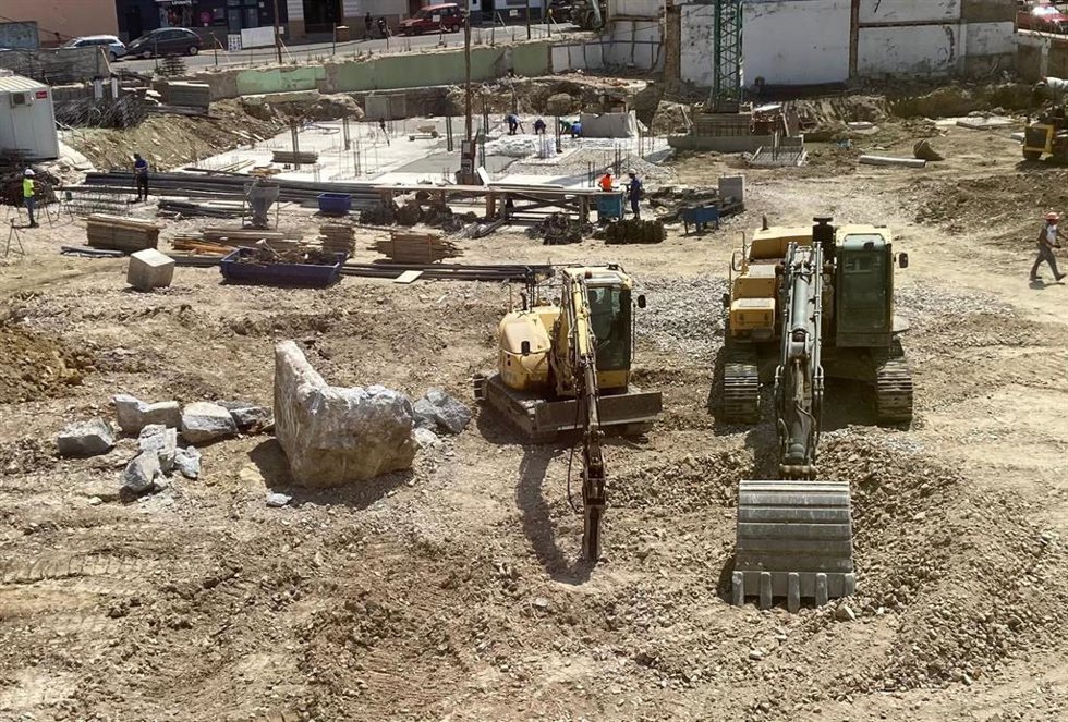Restos arqueológicos aparecidos en una obra en Tarifa según Agaden.