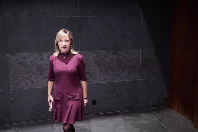 Archivo - La portavoz del Gobierno de Navarra, Amparo López.