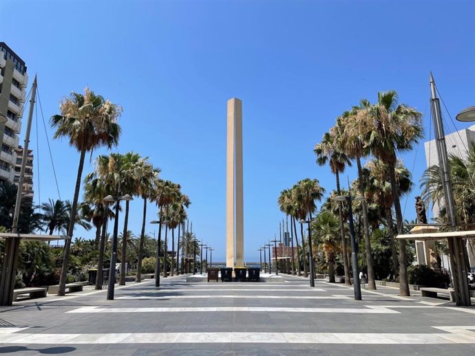 Plaza de las Velas, en Almería.