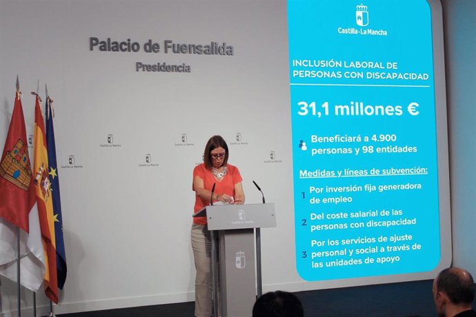 C-LM moviliza más de 31 millones de euros para la inclusión laboral de personas con discapacidad