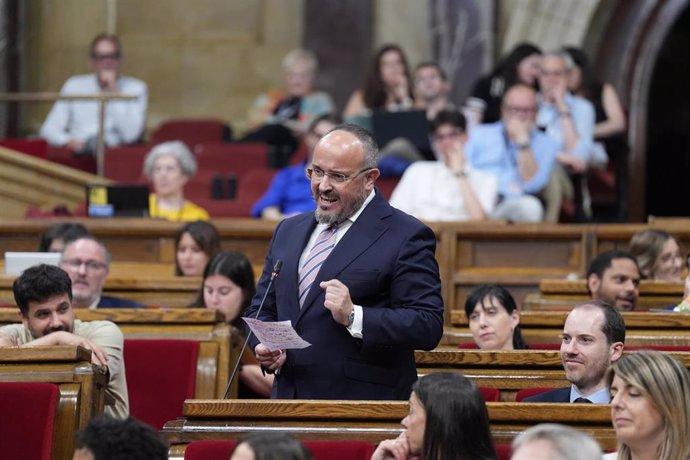 El presidente del PP de Catalunya, Alejandro Fernández