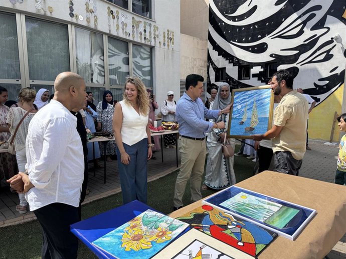 Clausura del taller de español para extranjeros que se ha celebrado durante todo el curso en la biblioteca de San Javier