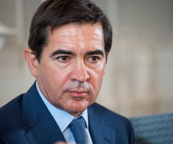 Archivo - El presidente de BBVA, Carlos Torres Vila, durante el curso de la Apie y la UIMP en Santander.