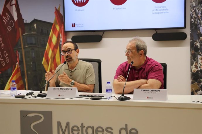 Serra y Lleonart en la rueda de prensa de este miércoles.
