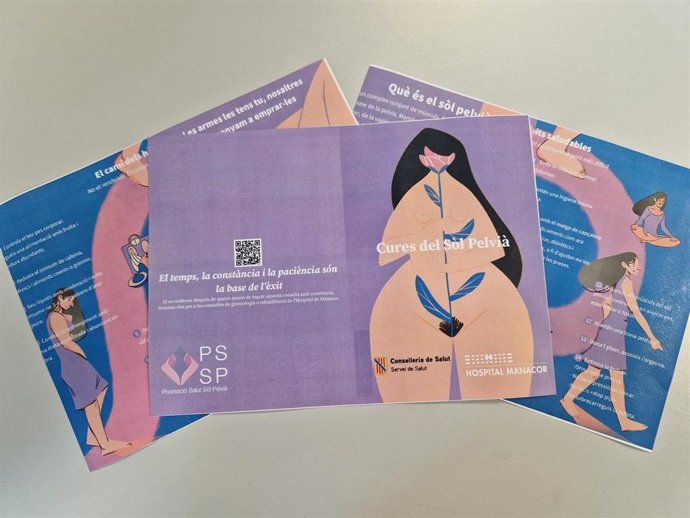 Folletos informativos de los talleres de suelo pélvico