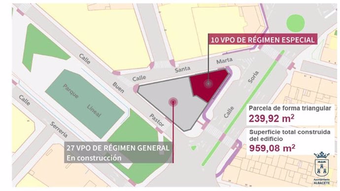 Serrano anuncia la construcción de 10 nuevas Viviendas de Protección Oficial.