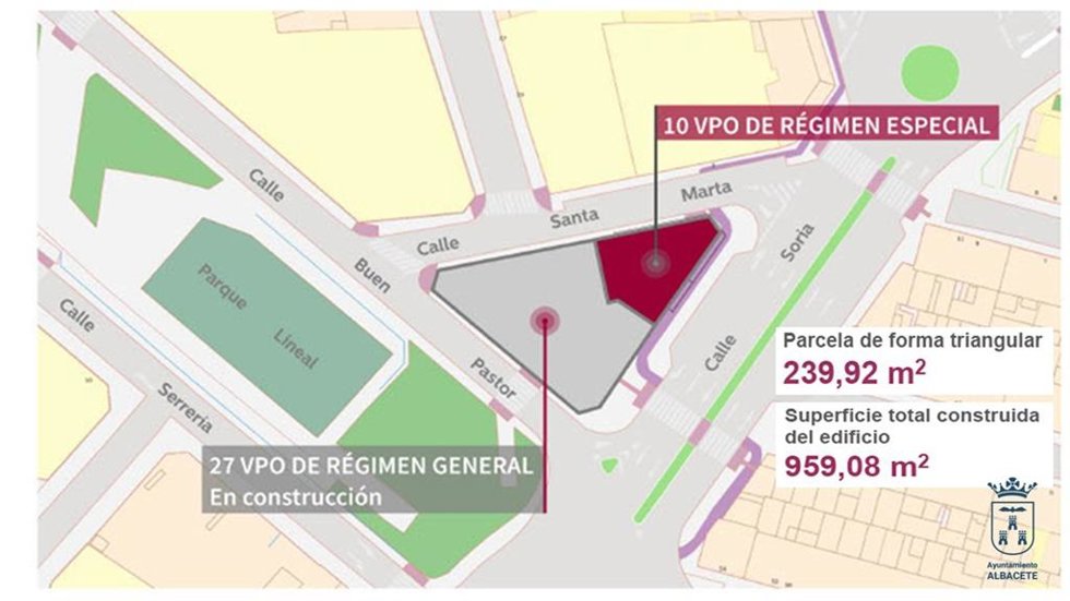 Serrano anuncia la construcción de 10 nuevas Viviendas de Protección Oficial.
