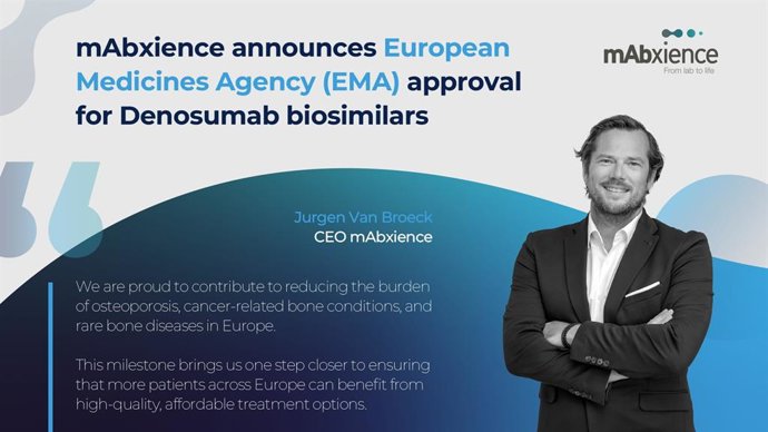 Jurgen Van Broeck, CEO of mAbxience