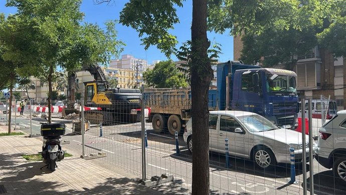 Archivo - Obras en La Macarena (imagen de archivo)