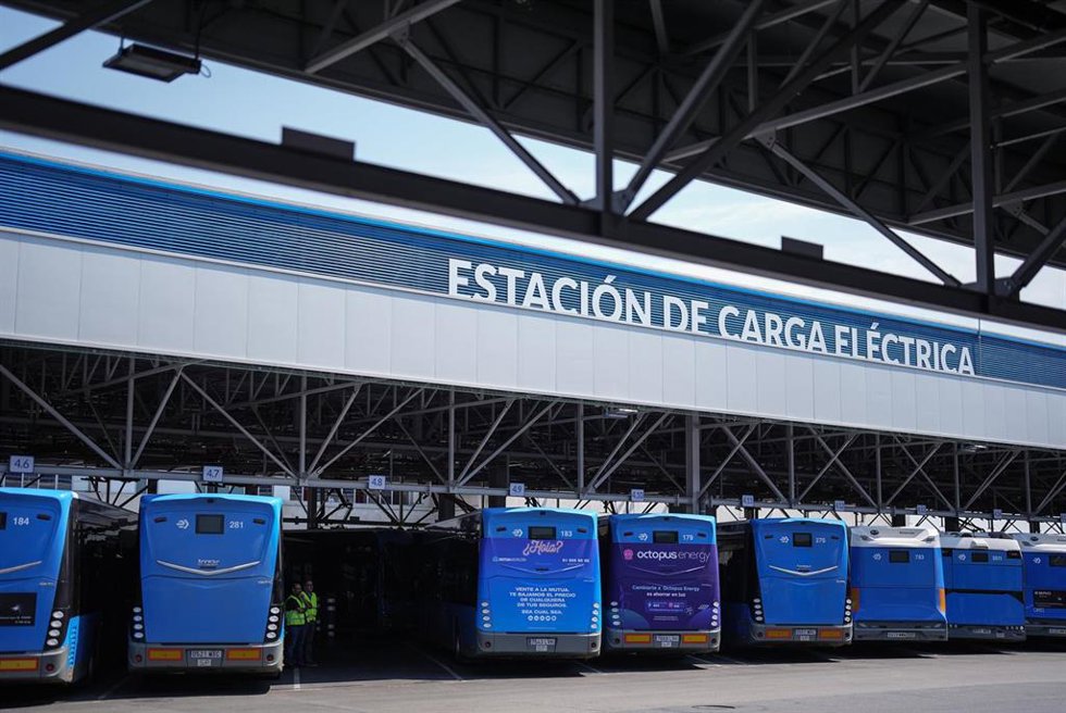Cocheras de EMT en Carabanchel