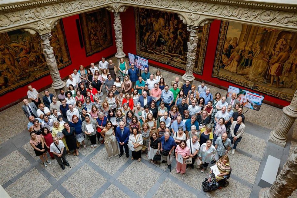 Entrega de los convenios sociales de Fundación Ibercaja a las entidades zaragozanas.