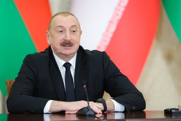 Archivo - Ilham Aliyev, presidente de Azerbaiyán