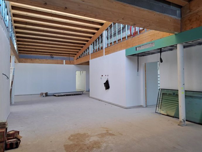 Obras de la nueva escoleta de Santa Eulària