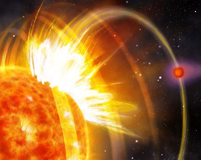 O fato de ser bombardeado com tanta radiação de alta energia não é um bom presságio para o HIP 67522b.